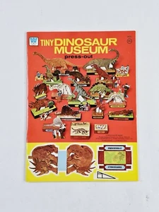 Whitman Tiny Dinosaur Museum Press Out 1921 New Vintage  - Picture 1 of 5