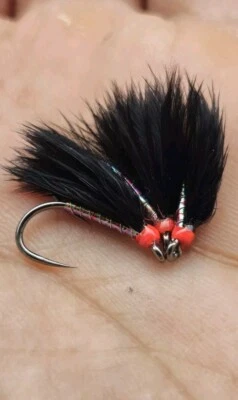 WET YOUR FLY 3 x Ampel Kormoran Größe 12 ohne Widerhaken