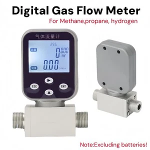Digital Gas Flow Meter Portable Thermal Mass Flow Meter Methane Propane Hydrogen - Picture 1 of 11