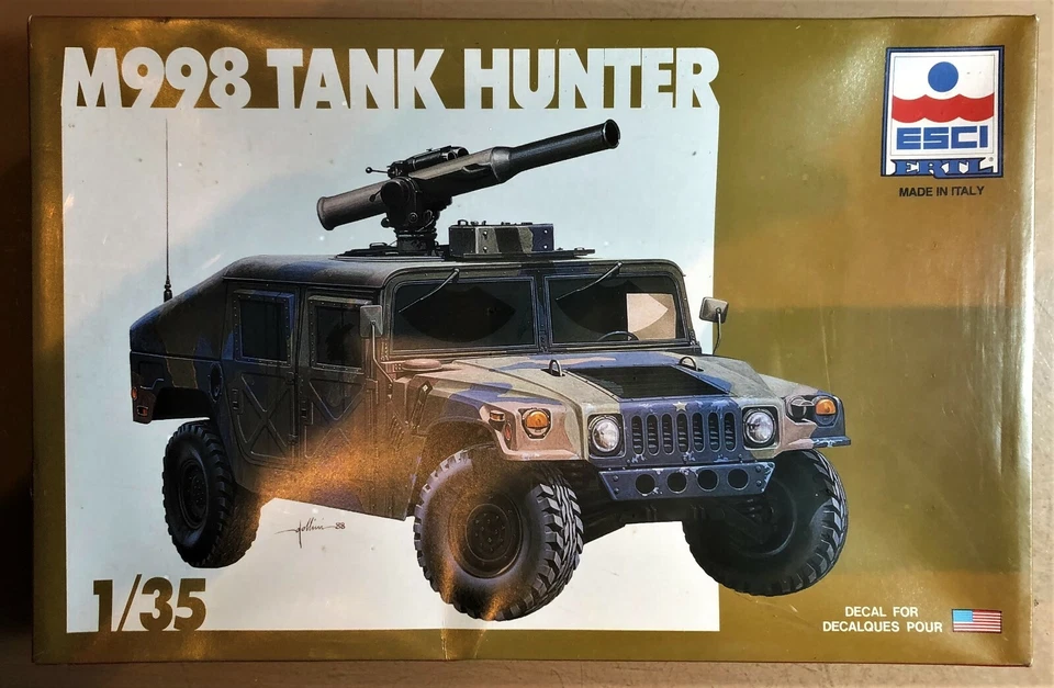 ESCI 5017 - HUMMER M998 TANK HUNTER - 1/35 PLASTIC KIT SIGILLATO - Immagine 1 di 1