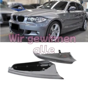 für BMW E87 07-10 M-Paket Carbon Front Flaps Splitter Stoßstangen Spoiler Flicp - Bild 1 von 6