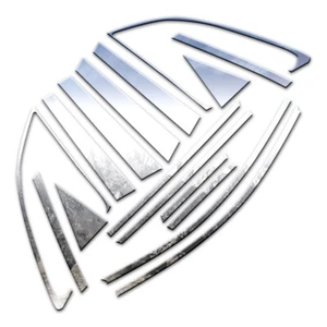 14p Luxury FX Chrome Window Package (w/Posts) fit for 2011-2015 Kia Sorento - Picture 1 of 5