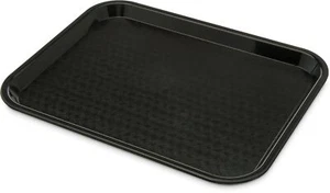 Cafe Standard Plastic Cafeteria/Fast Food Tray,14" Length x 10" Width, Black - Picture 1 of 8