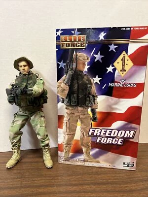 FIGURA ELITE FORCE 12" 1/6 FREEDOM FORCE PERSIAN GULF US MARINE CORPS BBI Nueva Foto 1 de 4
