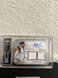 2015 Topps Triple Threat Cc Sabathia Unity Relic Autograph. 86/99 - Picture 1 of 4