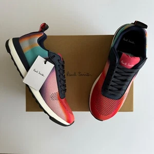 PAUL SMITH Spray Swirl Stripe Rappid Sneaker Turnschuhe Schuhe | UK 3 EUR 36 US 6 - Bild 1 von 12