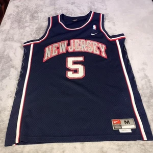 Camiseta deportiva cosida mediana Nike NBA baloncesto vintage de los New Jersey Nets Jason Kidd 5   - Imagen 1 de 18