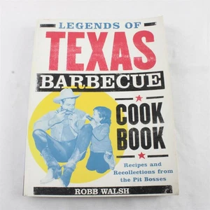 Legends of Texas Barbecue Cookbook 2002 by Robb Walsh Paperback Recipe Book - Bild 1 von 4