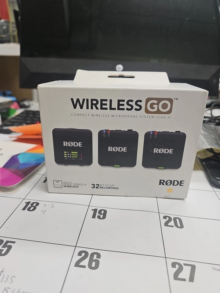 RODE Wireless GO (Gen 3) 2-Person Digital Wireless Microphone System - SEALED - Image 1 of 1
