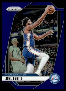 2024-25 Panini Prizm Prizm Blue 161/199 Joel Embiid 161/199 Philadelphia 76ers - Picture 1 of 2