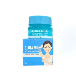 Gluta Milch Achselhöhlencreme, reduziert dunkle Flecken Aufhellung Achsel 15g kostenloser Versand - Bild 1 von 8
