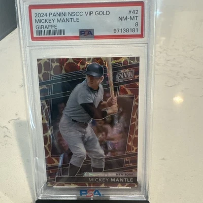 Jirafa Panini NSCC VIP Gold Mickey Mantle 2024 Foto 1 de 2