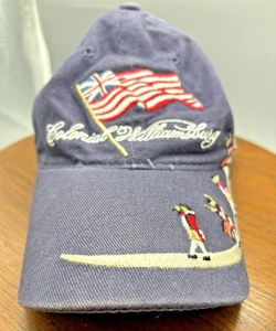Colonial Williamsburg Hat Fife & Drum Corps Strapback Blue Cap Virginia - Bild 1 von 24