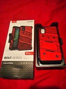 Zizo Bolt Series Acatel Apprise Phone Case Tempered Glass Lanyard Open Box - Picture 1 of 2
