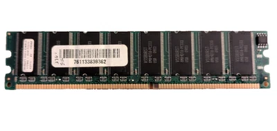 512MB DDR1 PC333 (PC2700) Desktop RAM – 184-Pin DIMM - Image 1 of 3