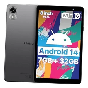G1 Tab mini Android 14 New Tablet 2024, 7(3+4)GB+32GB 1TB 7G+32GB Space Grey - Picture 1 of 7
