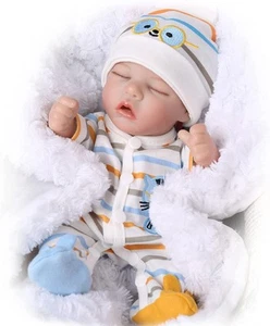 Reborn Baby Dolls - 12 Inch Realistic Sleeping Newborn Small Baby Doll for 3 ... - Picture 1 of 6