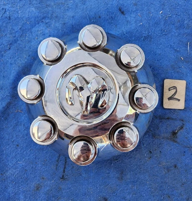 (1) Tapacubos central Dodge Ram 2500 3500 SRW CROMO FÁBRICA OEM 52121450AB 2187 Foto 1 de 3