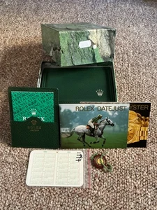 RARE Authentic 1994 Rolex 16220 Full Set Booklets, Leather Watch Case & Box - Picture 1 of 10