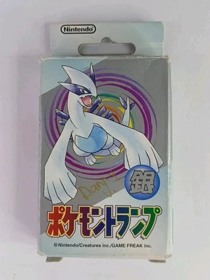 Nintendo Pokemon Silver Lugia Poker Deck Cards Set 1999 Used Japan - Image 1 of 4