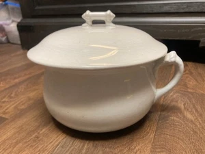 Antiker Charles Meakin Ironstone China Kammertopf mit Deckel Made in England - Bild 1 von 13