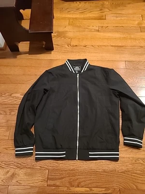 Men's Lightweight Bomber Jacket Full-Zip Casual Spring Fall Water-Resistant Coat - Image 1 of 4