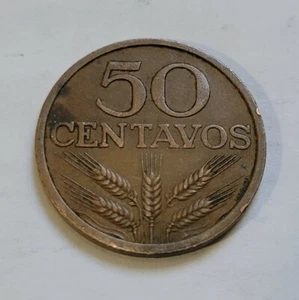 Portugal 1969 - Moneda de Bronce 50 Centavos - BT-344 - Imagen 1 de 2