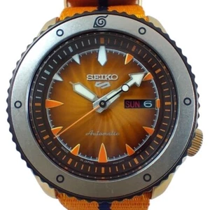 SEIKO 5 Sports Naruto & Boruto NARUTO UZUMAKI Limited Edition Watch SBSA092 Rare - Picture 1 of 10