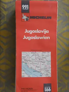 carte michelin 991 yougoslavie 1985 - 1986 - Foto 1 di 1