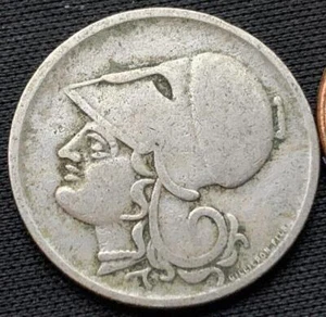 1926 Greece 1 Drachma Coin VF XF #N154 - Picture 1 of 2