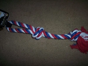 U.S. Army Knotted Rope Fetch Tug Toss Play Toy for Dogs NWT - Picture 1 of 3