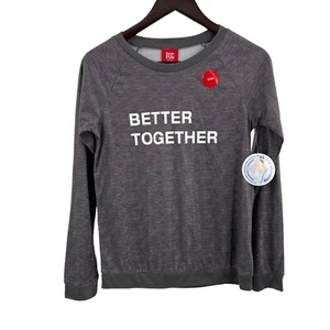 Family PJs Better Together Gray Pajama Top Kids 14 New - Picture 1 of 4