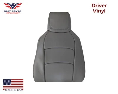 Cubierta de asiento gris superior del conductor delantero para camioneta Ford E150 E250 Econoline 2012 2013 2014 Foto 1 de 4