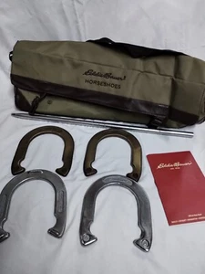 Eddie Bauer Hufeisen Hinterhof Spiel in Leinwand Etui 6 Stück - Bild 1 von 9