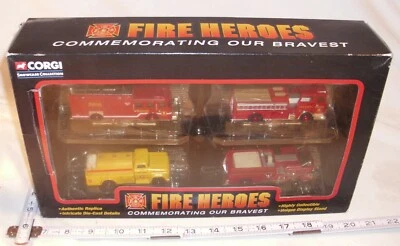 CORGI FIRE HEROES COMMISERATING SET BOSTON FIRE ENGINES NEW IN BOX CSFH08004 - Image 1 of 3