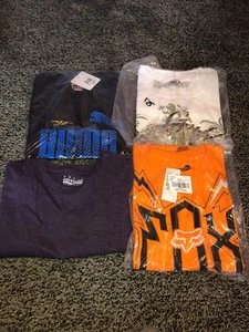 Basic Editions Purple T-Shirt +3 More, size Men's Medium. (8E) - Picture 1 of 5