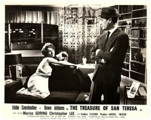 Treasure of San Teresa original lobby card Eddie Constantine Nadine Tallier