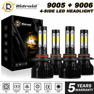 Mini 4-Side LED Headlight 9005 9006 Combo For GMC Savana1500 2500 3500 2000-2020 - Bild 1 von 12