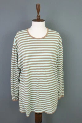 Marimekko Multicolor Striped Long Sleeve Lagenlook Shift Dress Sz XL - Image 1 of 4