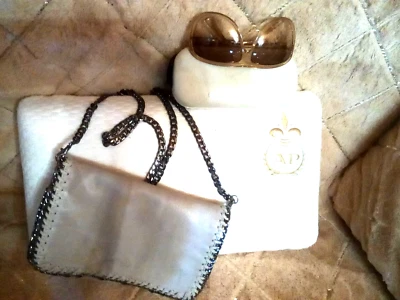 💝Stella Mc Cartney Tasche & Sonnenbrille gebraucht Fotos klick Brille mit Etui - Bild 1 von 4