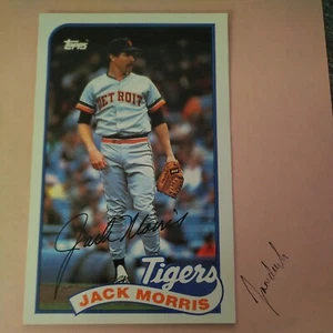 1989 Topps/LJN Baseball Talk - #68 Jack Morris - Picture 1 of 2