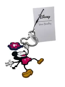 Vera Bradley Disney Sensational Mickey Ditsy Bag Charm Mickey Mouse New - Picture 1 of 2