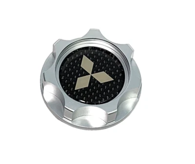 TAPA DE ACEITE PLATEADA PARA MITSUBISHI ECLIPSE TURBO AWD SPYDER 4G63T GS GS-T EAGLE GARRA Foto 1 de 4