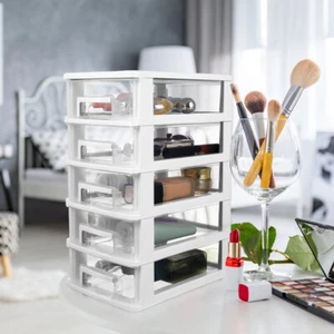 5-layer Storage Cabinet Plastic Drawer Type Storage Case Sundries Holder New - Picture 1 of 10