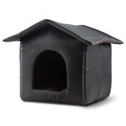 Dog Cat House Outdoor Weatherproof Foldable Warm Pet Nest Removable Soft Mat