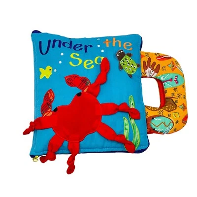 Learn and Play Baby Toddler Interactive Fabric Book Activity Toy Under The Sea - Image 1 of 4
