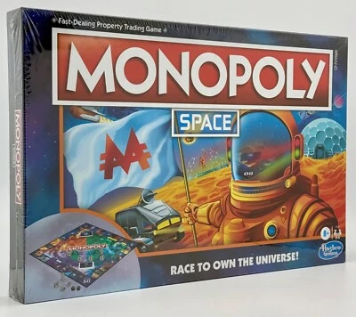 Monopoly Space Board Game Hasbro Parker Bros - New - Image 1 of 4