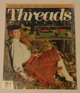 Threads Magazine February/March 1991 Pattern Adjusting Kilts Spring Yarns - Picture 1 of 1