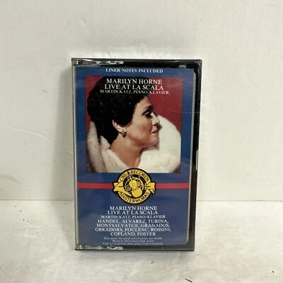 MARILYN HORNE LIVE AT LA SCALA Cassette TAPE NEW Sealed Piano KLA - Image 1 of 4