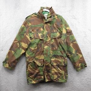 Combat Camouflage Vintage Dutch Military Jacket Neirynck Full Zip Drawstring Cam - Picture 1 of 11